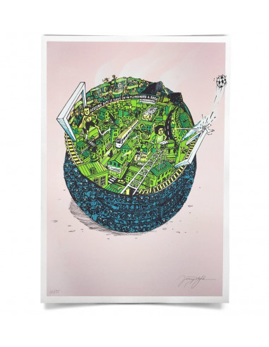 Screen print Corsica - JONNYSTYLE