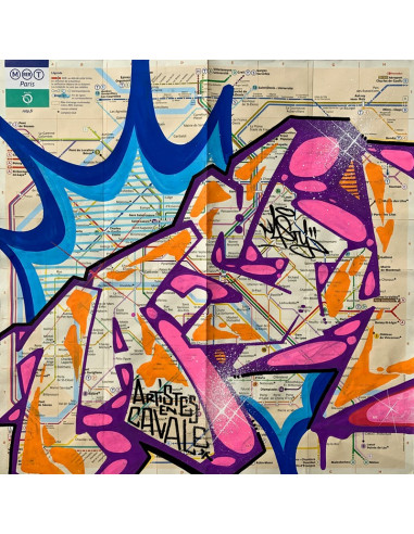 Plan de métro "Original subway map 1" - NASTY