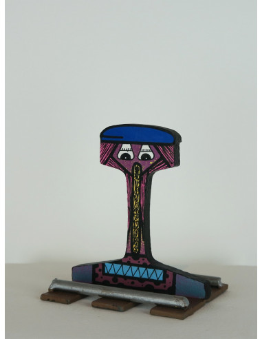 Chef de quai "double face" 3 - SMOLE sculpture