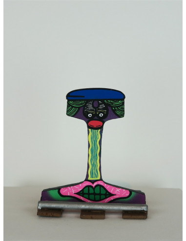Chef de quai "double face" 8 - SMOLE sculpture