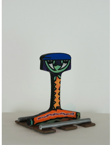 Chef de quai "double face" 9 - SMOLE sculpture