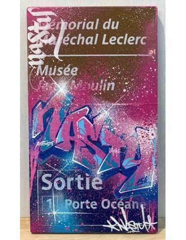 Plaque émaillée "Musée" - NASTY