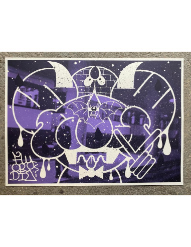 Purple Screen print - SMOLE