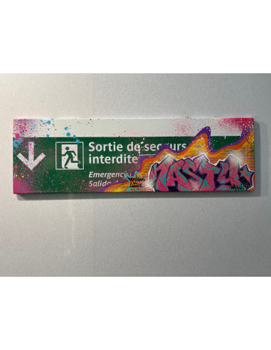 Subway sign "Sortie" - NASTY