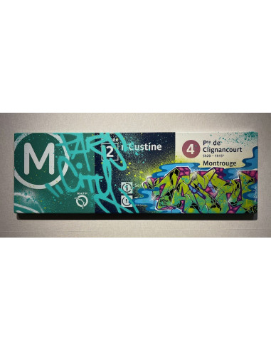 Subway sign "M4" - NASTY