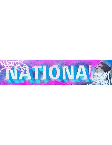 Plaque émaillée "Nationale" - NASTY