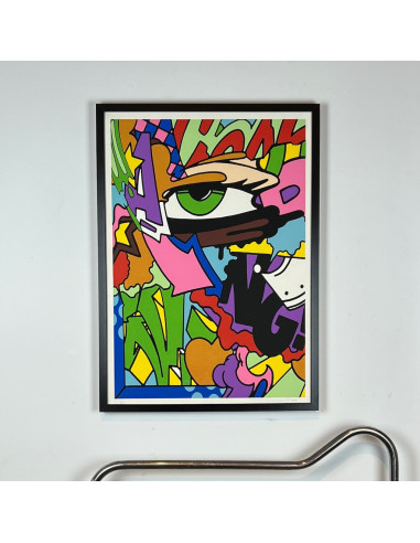 Screen print CRASH "The mystery of Montpellier"
