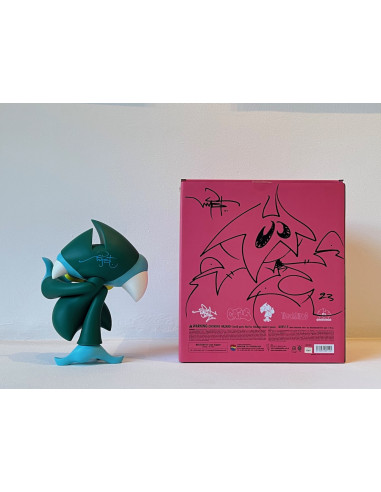 Signed Green CAIUS 5 + original drawing - MIST