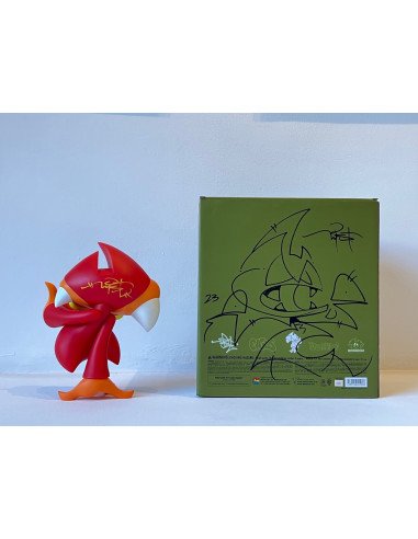 Signed Red CAIUS 6 + original drawing - MIST