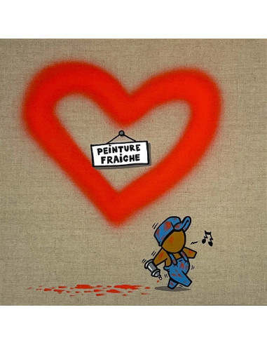 Peinture fraiche canvas - JACE