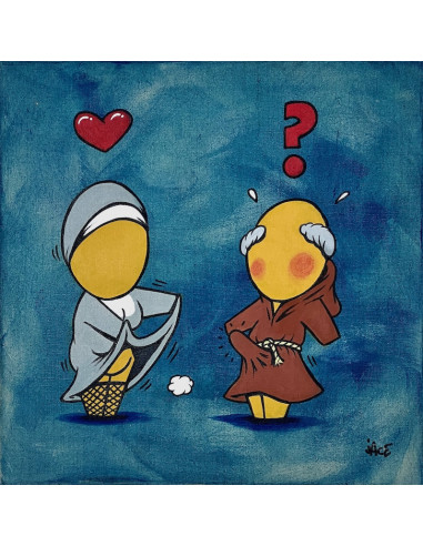 "Blasphème" canvas - JACE
