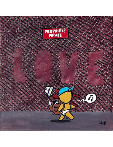 Toile "Love vandal" - JACE