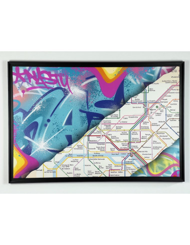"Derrière la ville" Canvas - NASTY