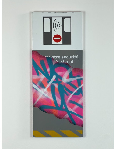 Plaque émaillée "Grafik signaletik 3" - NASTY
