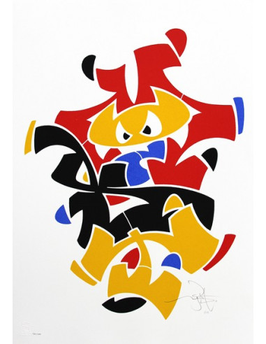 Screen print Black book tales - MIST